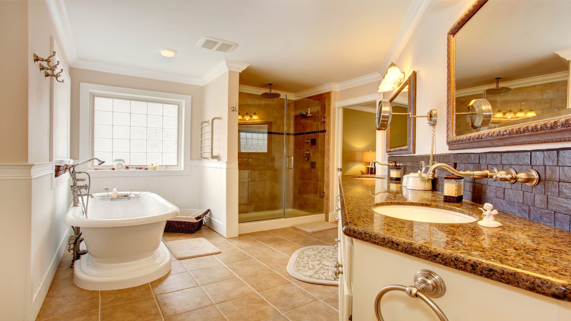 Luxury Bathroom Interior.
